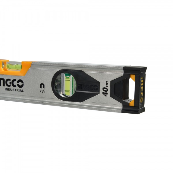 Рівень механічний INGCO 1,5 мм з магнітами INDUSTRIAL HSL38040M