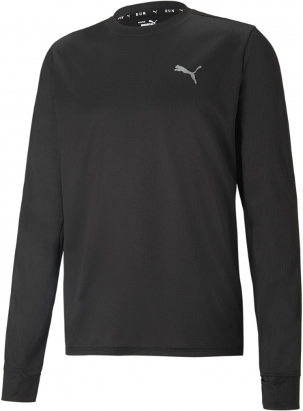 Футболка Puma RUN FAV LS TEE 52021001 р.2XL чорний