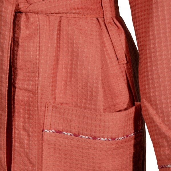 Халат вафельний Ярослав Люкс р. 48-50 теракотовий