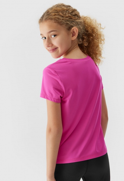 Футболка 4F TSHIRT FNK F433 4FJAW23TFTSF433-55S р.134/140 черный