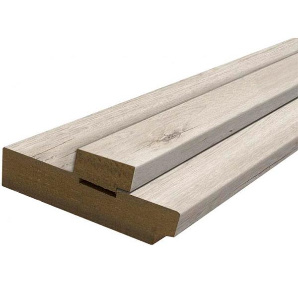 Дверная коробка ОМиС под добор 2070х80 мм дуб светлый