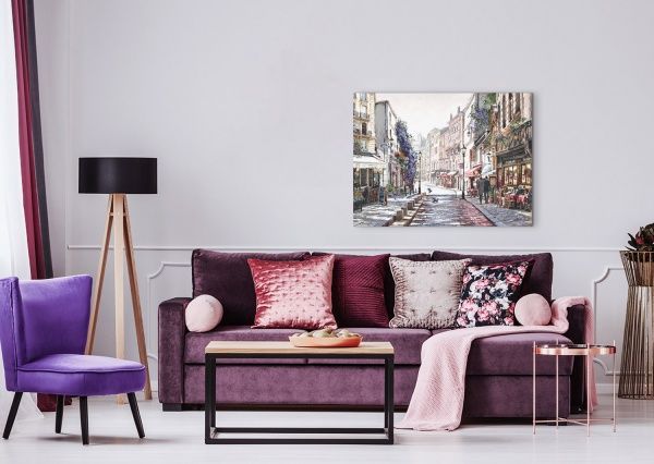 Репродукция Streets of Paris 80x60 см Styler 