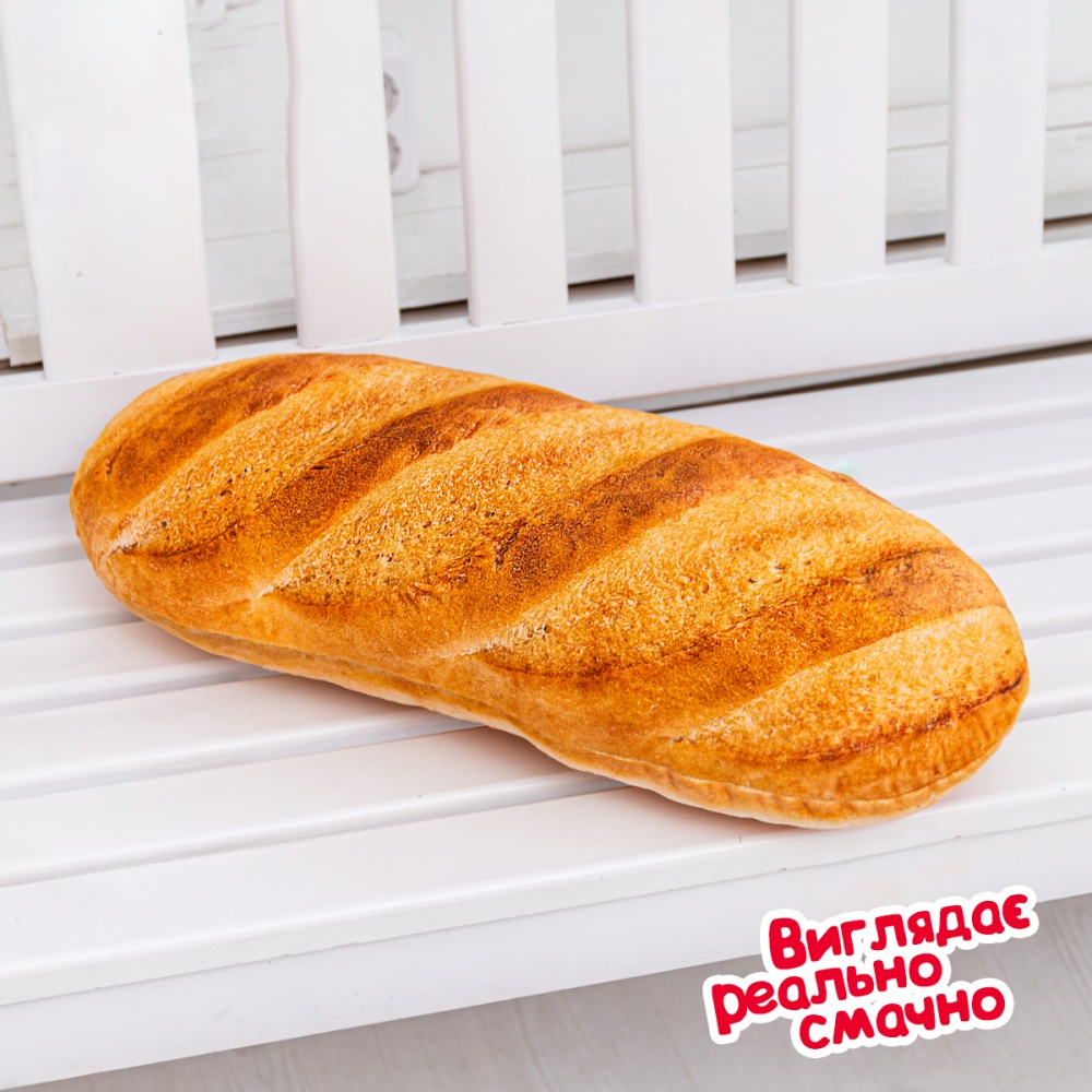 М'яка іграшка подарункова INKATOYS Батон із принтом BATN1_SU