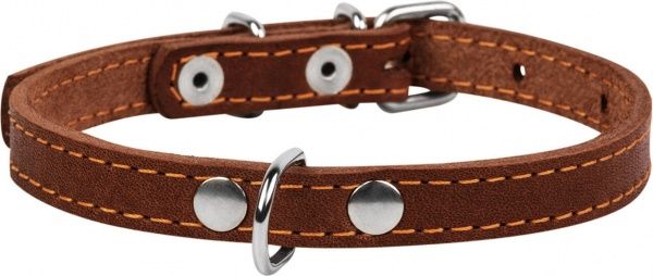 Ошейник Collar одинарный 1,4х27-35 см коричневый