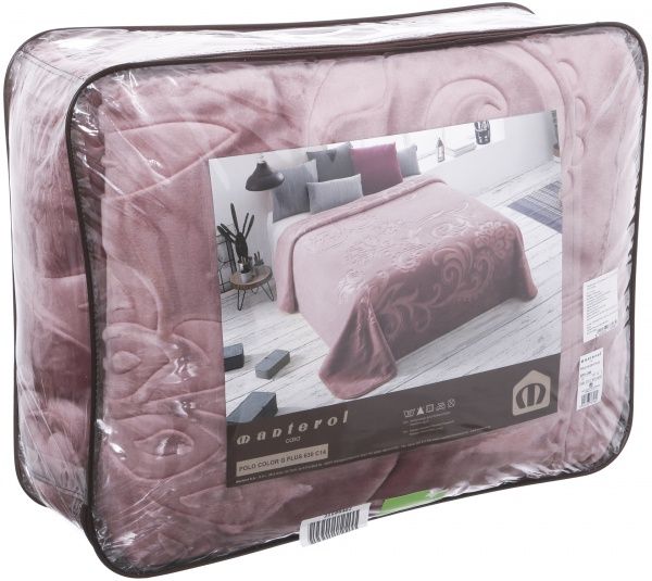 Покривало Polo Plus 220x240 см Manterol рожевий 