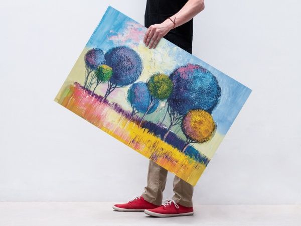 Картина Деревья-шары 560х800 Posterclub 