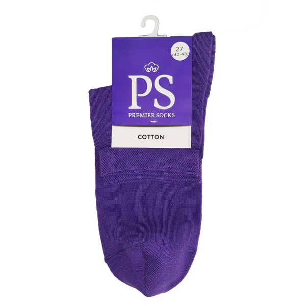Носки мужские Premier Socks Элит средние р. 27 фиолетовый 1 пар 