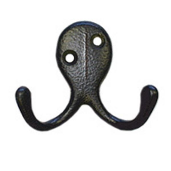 Крючок мебельный  Larvij LK0202BL черный