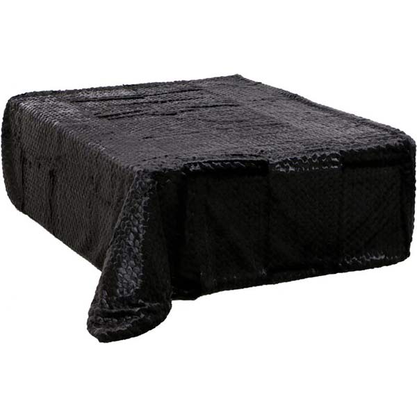 Покривало Leaf 160x200 см La Nuit чорний 