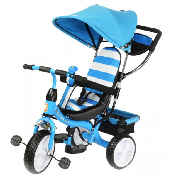 Велосипед-коляска 3х колісний Kidzmotion Tobi Junior блакитний 115001/blue 