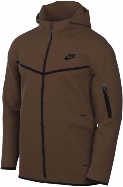 Джемпер Nike TCH FLC HOODIE FZ WR CU4489-259 р. S коричневый