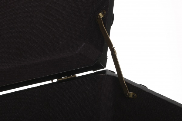 Сундук-пуф CHESTERFIELDS S 82x31.5x33.5 см темно-коричневый 