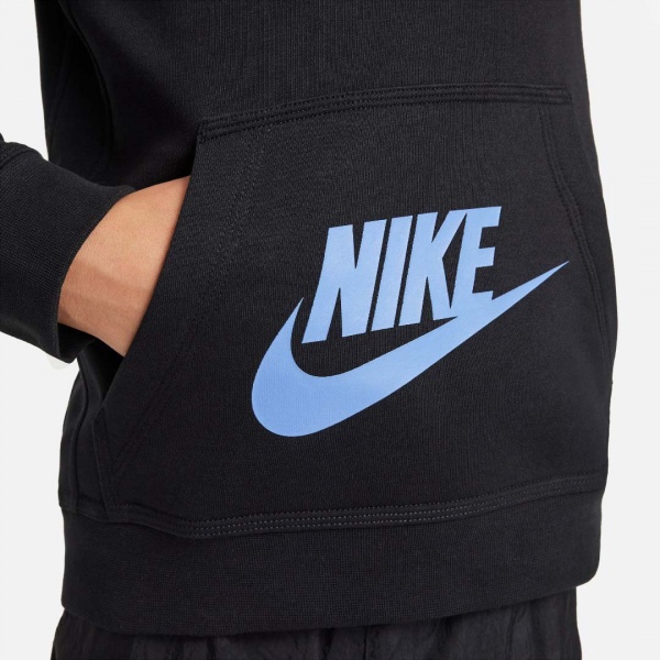 Джемпер Nike B NSW SI FLC PO HOODIE BB FN7724-010 р.XL чорний