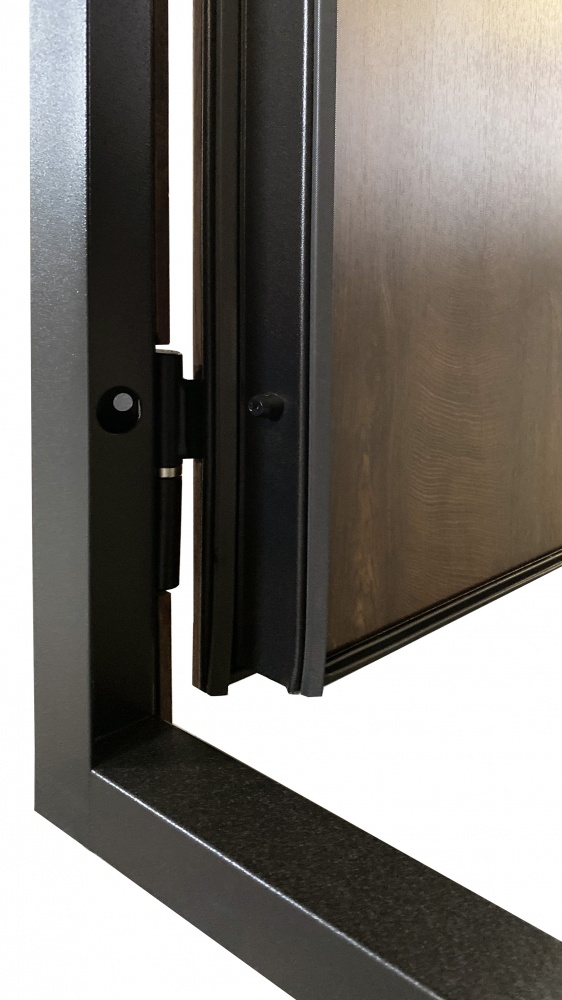 Дверь входная Министерство дверей Сучасная черный муар 2050х860 мм правая