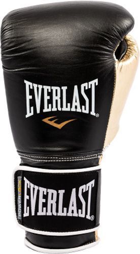 Перчатки тренировочные Everlast POWERLOCK PU GLOVES 16oz P0000023 черно-золотистый