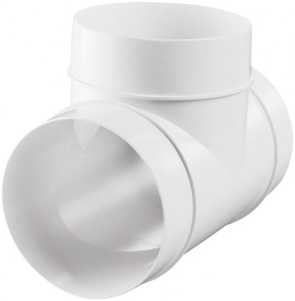 Тройник для круглыx каналов  ВЕНТС d100 131 10079