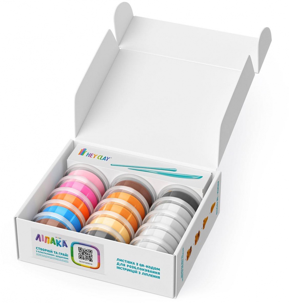 Набір пластиліну Lipaka самостійно твердіє Собаки-друзяки 15030-UA01