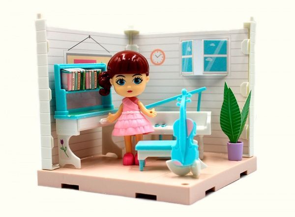 Дом моей мечты Funky Toys Музыкальная комната с куклой FT3104 