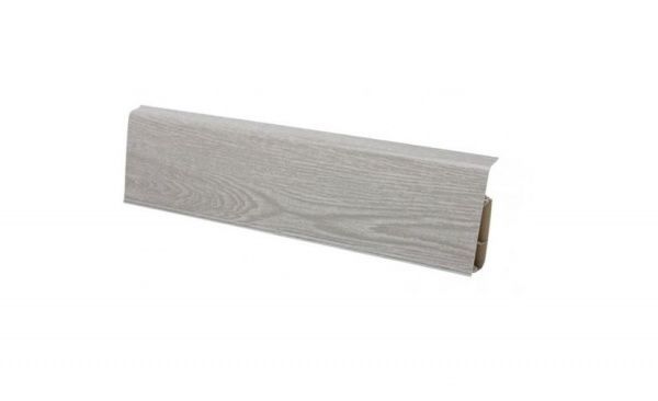 Плинтус Lima g8 гластон серый Salag LIMA G8 светло-серый 72 мм 