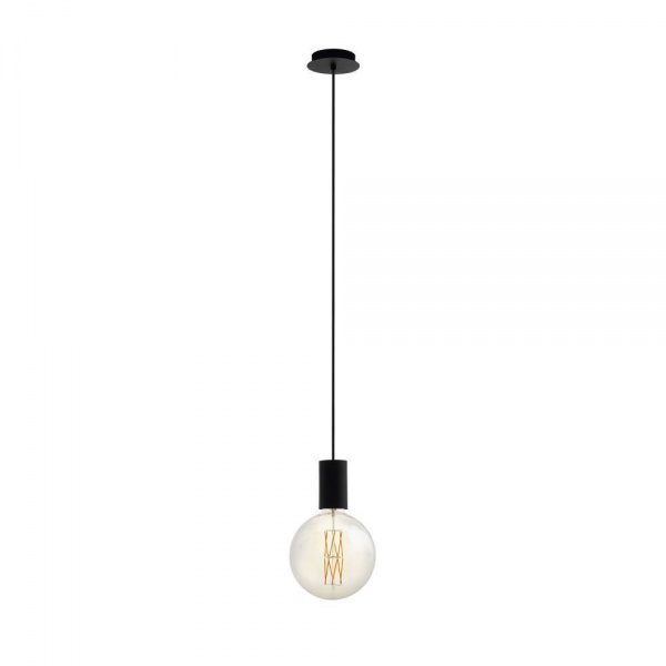 Підвіс Eglo Позуета 1x40 Вт E27 чорний 98661 