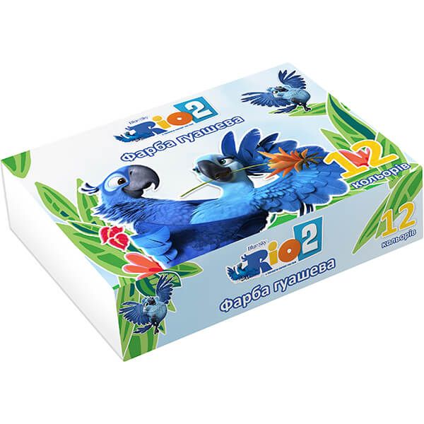 Гуаш Rio 12 кольорів