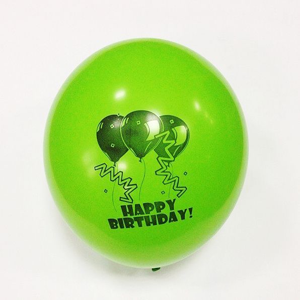 Шарики латексные Ві та Ві Декоратор с рисунком 27 см разноцветный 5 шт.