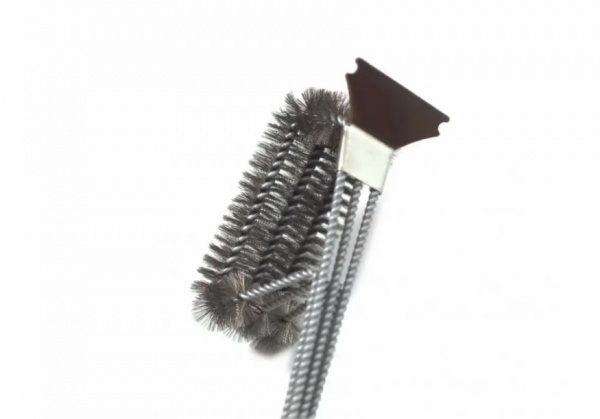 Щітка-скребок GRILLI BBQ з відкривачкою для пляшок 3 в 1 (777720)