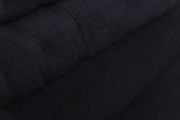Полотенце махровое Bamboo 100x150 см черный La Nuit 