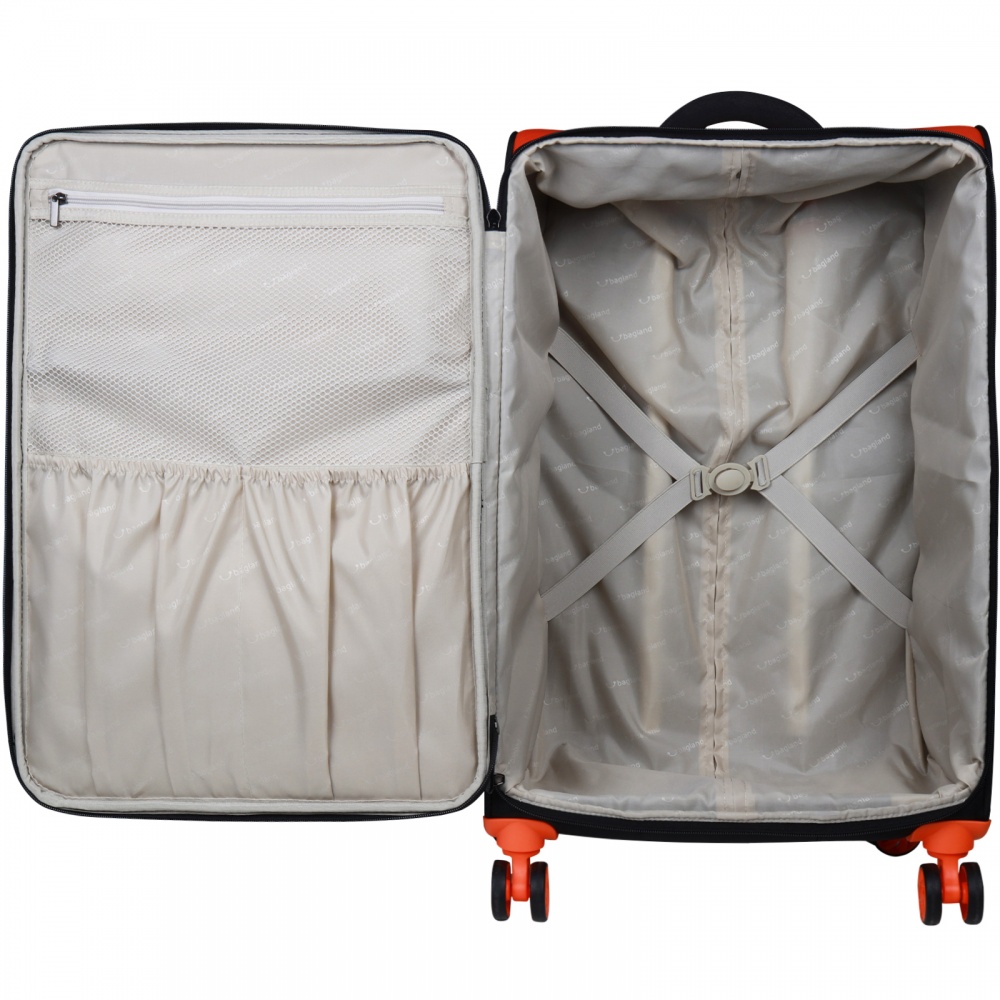 Валіза Bagland STELLA S 31 л червоно-чорний