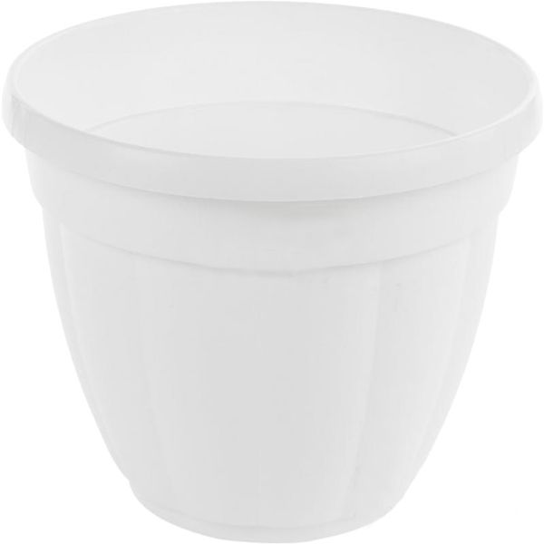 Горщик пластиковий підвісний Lamela круглий 6,8л білий (1510) 