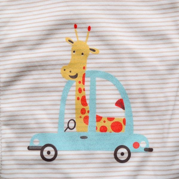 Боди детское Minikin полоска р.62 молочный 205403 