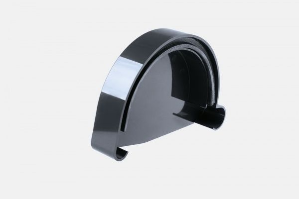 Заглушка ринви ліва PROFiL 90 мм графіт 