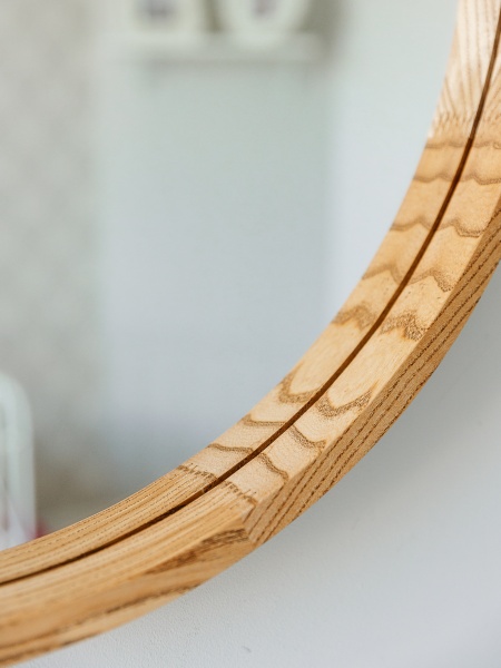 Зеркало настенное Luxury Wood Freedom Slim ясень темный 500x800 мм 