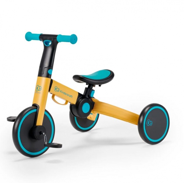 Велосипед детский Kinderkraft 3 в 1 4TRIKE Primrose Yellow желтый KR4TRI00YEL0000 