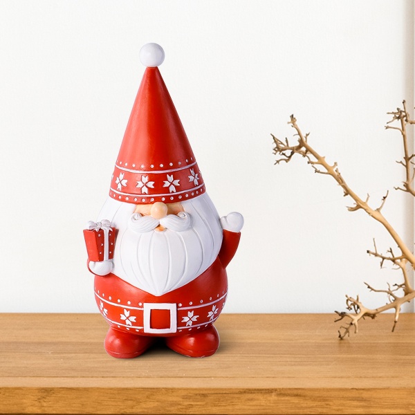 Декоративна новорічна фігура Санта DH-ST-14 Red