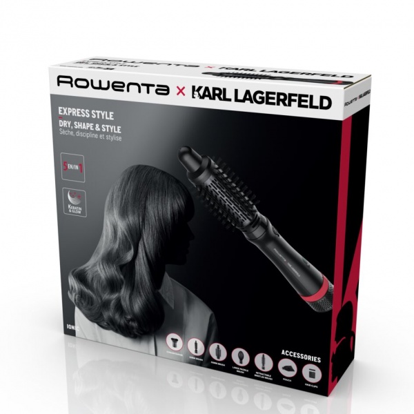 Фен-щітка Rowenta x KARL LAGERFELD Express Style CF635LF0