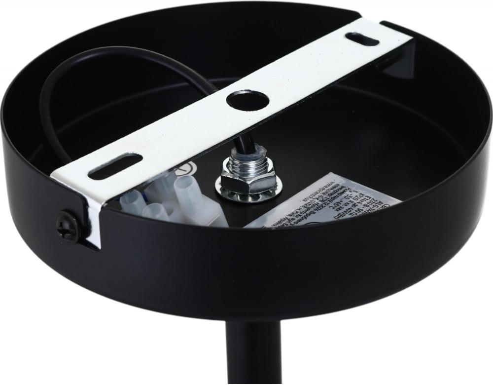 Люстра потолочная Sensio Aries 4x40 Вт E14 черный ALG-74590/4