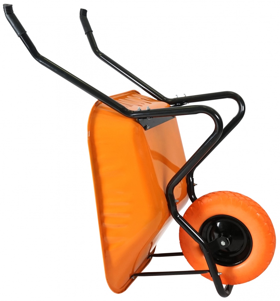 Тачка строительная Burmaster 85 л до 150 кг с полиуретановым колесом (WB-002-PU)