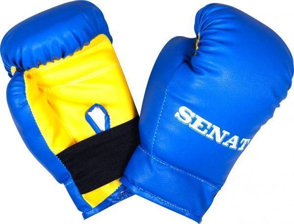 Боксерські рукавиці SENAT 4oz 1536-bl/yllw синій із жовтим