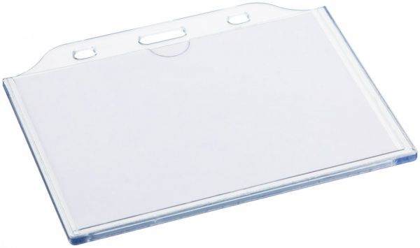 Бейдж горизонтальный ABS+PVC 54x85 мм Optima