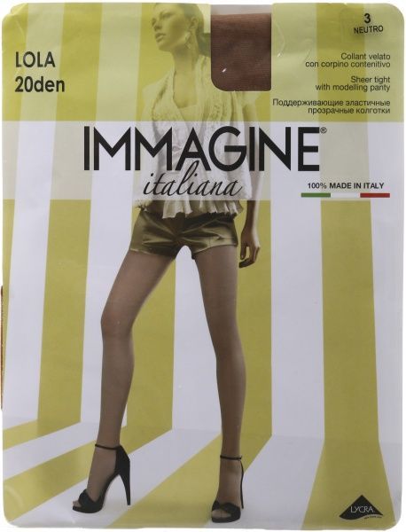 Колготки женские Immagine Lola 20 Den Nature р. 3 натуральный 1 шт. 
