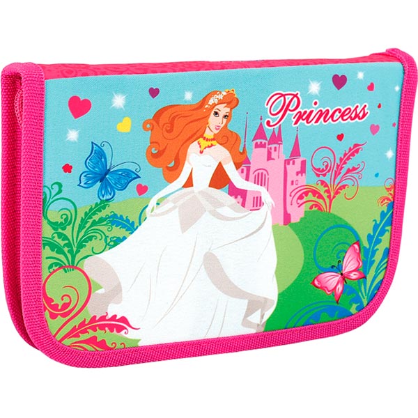 Пенал на молнии Princess in White CF85927 Cool For School розовый