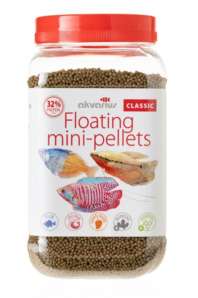 Корм Акваріус классик меню плавающие мини-пилеты 250 г