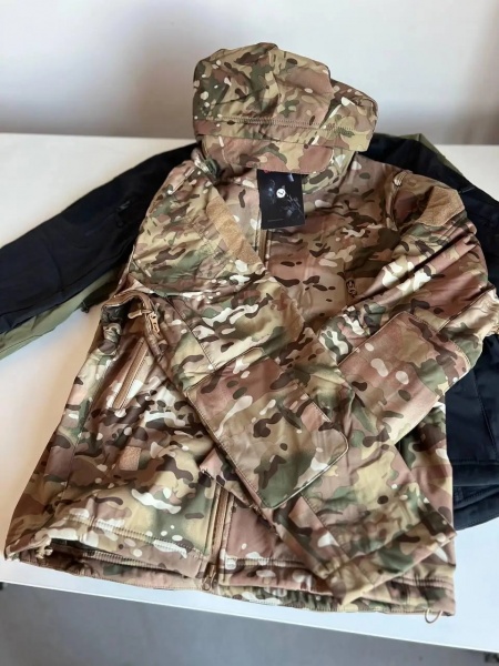 Куртка ESDY тактическая Softshell Shark Skin 01, зеленая р.L multicam