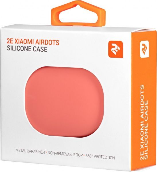 Чохол для навушників 2E для Xiaomi AirDots Pure Color Silicone (1.5mm) pink (2E-MI-D-IBSI-1.5-LPK) 