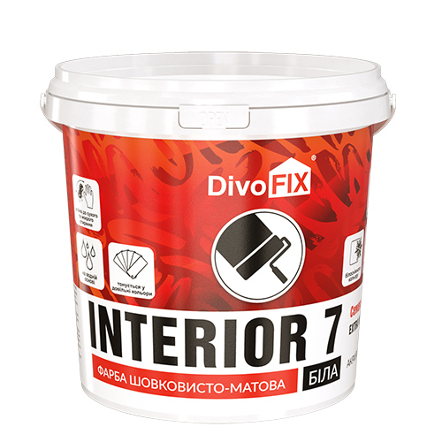 Фарба латексна Elite Construction Семерочка шовковистий мат біла 1л 