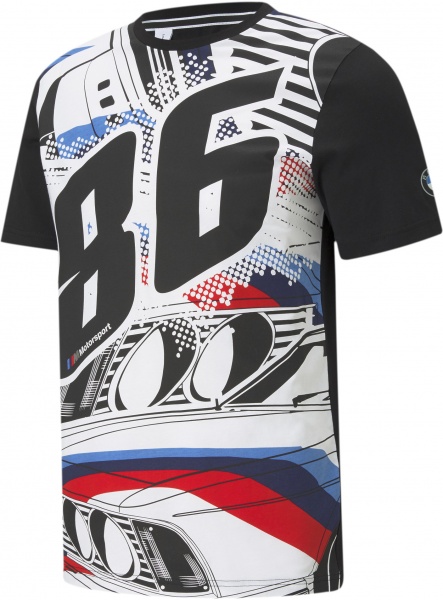 Футболка Puma BMW MMS Street Vintage Tee 59949301 р.2XL чорний
