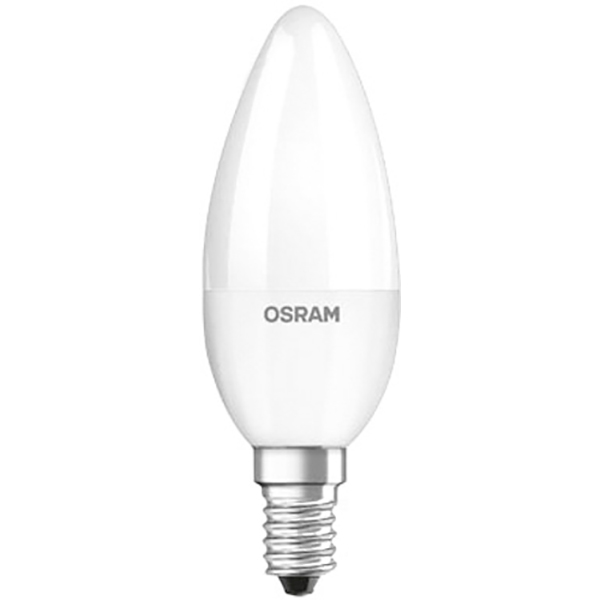 Лампа світлодіодна Osram 3 шт./уп. 6,5 Вт C37 матова E14 220 В 4000 К 4058075134157 