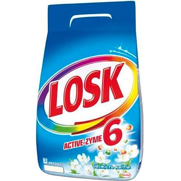 Пральний порошок Losk Свіжість квітів 1.5 кг