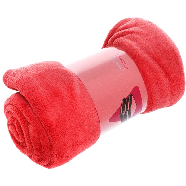 Плед мікрофібра Underprice Веселка червоний 125x150 см